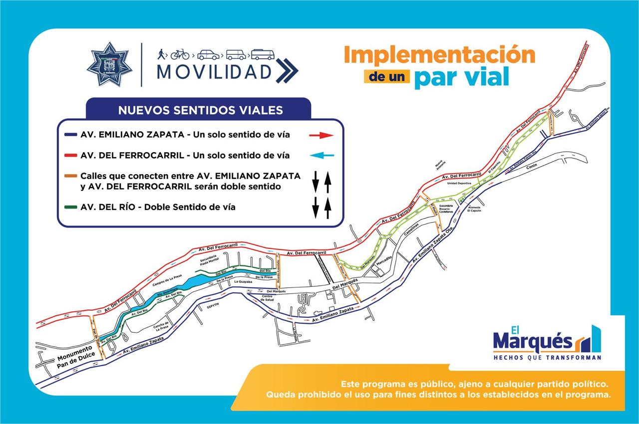 El Marqués actualiza sentidos viales en La Cañada para mejorar la ...