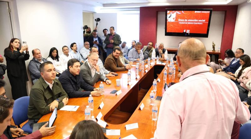 Abren mesa de atención social para dar seguimiento al proyecto Tren México-Querétaro