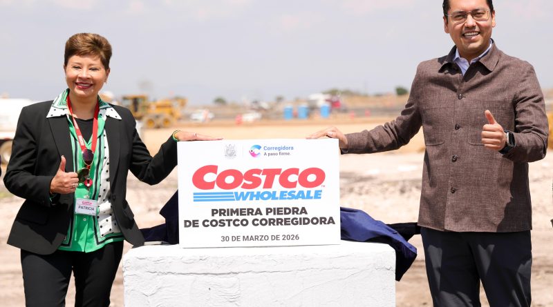 Colocan primera piedra del Costco; 100 mdd de inversión para Corregidora