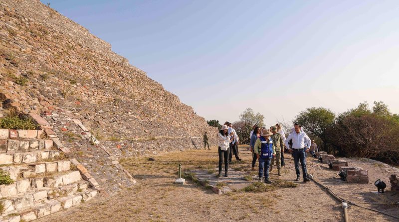 Reafirman compromiso con la preservación de la Zona Arqueológica El Cerrito