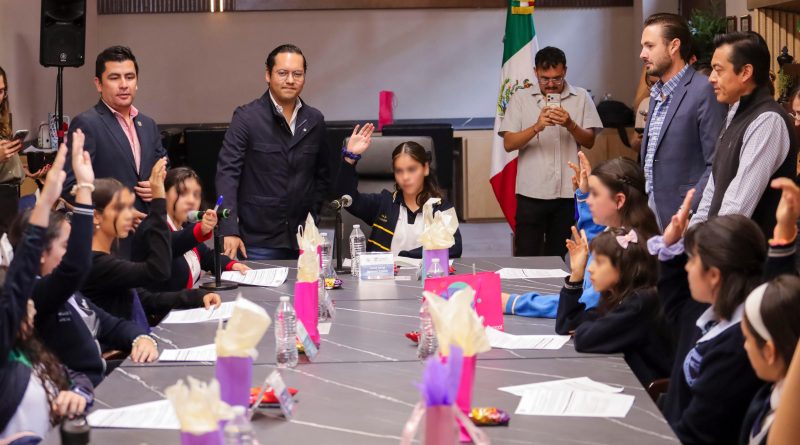 Impulsan participación de infancias con el programa “Niñas y Niños en el Gobierno”